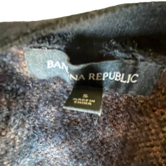 Banana Republic SUPER SOFT Animal Print Boyfriend Cardigan Cotton Sz Sm Women's - Picture 3 of 8